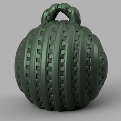 28 rendu 1.png Fichier STL gratuit Boule de noel・Design à télécharger et à imprimer en 3D