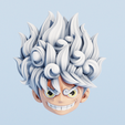 render-3.png Nika Gear 5 Luffy Head key chain