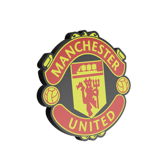 Éclairage logo LED Manchester United 43 cm