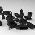 suporte-montado.40.jpg GOPRO SJCAM mounts (9 pieces pack)