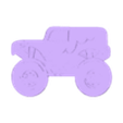 Auto Monster M M1.stl Monster Truck Cookie Cutter M1