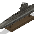 ScreenWalrus350bck.png Walrus Class Submarine Static 1/350 scale