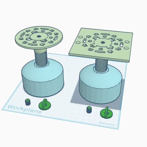 adjustable floor drain 3D model