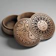 Sun-and-Moon-1.png Sun and Moon V-Carved Jewelry Box - Files for CNC (svg, dxf, eps, ai, pdf, stl)