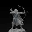 Archer.png Medieval Hero Mega Pack  10 Fantasy Characters STL OBJ