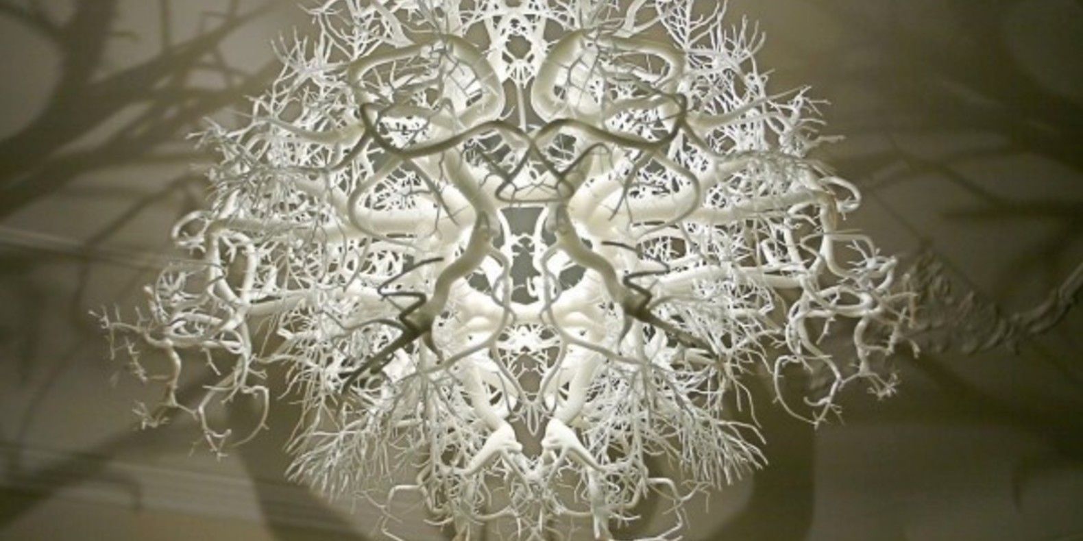 lustre imprimé en 3D Thyra Hilden Pio Diaz objet 3D fichier 3D design creation cults cults 3D lamp shade forest wood 