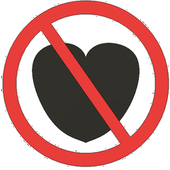 no-love.png NO LOVE - SIGN - NO HEART