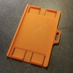 portebadge05.jpg Fichier STL Support de badge securitaire pour carte d'identification - Secure Badgeholder for card identification・Plan pour impression 3D à télécharger