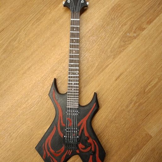 Bc Rich Warlock mini Guitar model 3D model