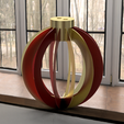 Bombillo_0.png Interlocking Folded-Bands Ornament - Holiday Sphere