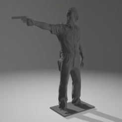 78.jpg STL file Rick Grimes The Walking Dead・3D printer design to download