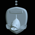 zander-head-trophy-21.png fish head trophy zander / pikeperch / Sander lucioperca open mouth statue detailed texture for 3d printing