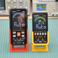 kaiweets_000.jpg STL file Digital Multimeter Kaiweets KM601 and ST600Y desk stand / support・3D printing template to download