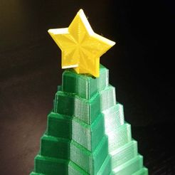 instantxmas01_cults.jpg Download free STL file Instant Christmas - Collapsible Christmas Tree • 3D print design, pyromaniak