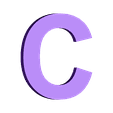 c1.stl Free STL file Letters / Alphabet・3D printer model to download