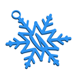 USnowflakeGiftTag3DImage.png Letter U - Snowflake Initial Gift Tag Ornament
