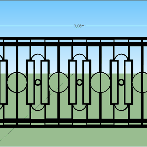 capture-20250915-210248.png Reja decorativa geométrica moderna – Modelo 3D - Modern Geometric Decorative Gate – 3D Model