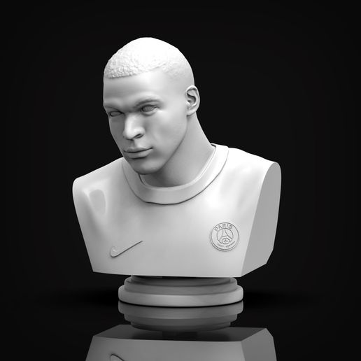 Preview_2.jpg Archivo STL Busto imprimible en 3D de Ylian Mbappe・Modelo de impresión 3D para descargar, niklevel