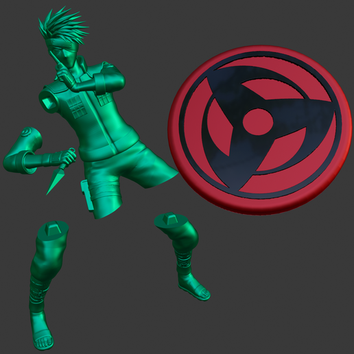 Kakashi Hatake Naruto Figurine - Miniatures - PLA - 3D printed product - фото 8