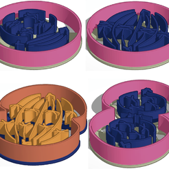 meiosis.png Fichier OBJ Découpeur de biscuits MEIOSIS・Modèle à imprimer en 3D à télécharger
