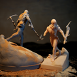 I00A7567.png DUNE - Fremen Worm Rider - Dune Arrakis Warrior - Miniature