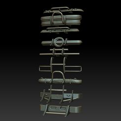 bumpers.jpg Archivo STL piezas de mejora de parachoques 1:24・Plan de impresora 3D para descargar