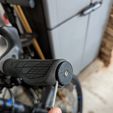 PXL_20230523_110751485.jpg Free STL file Handlebar End Caps Bicycle Handlebar Plugs MTB Bike Handlebar Ebike・3D printer design to download