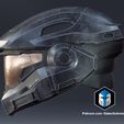 10002-6.jpg Halo Reach Noble 6 Helmet - 3D Print Files