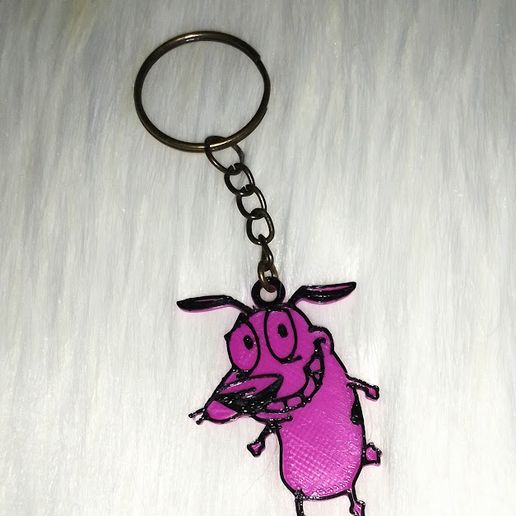 LLvero courage the cowardly dog. 3D model