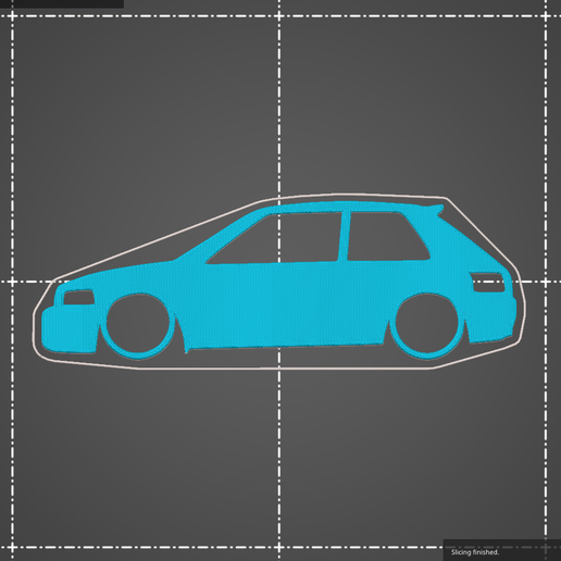 🚗 Mazda 323F 323 Familia GTR GTX Turbo・ STL File for 3D printing