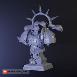 Гурон-бюст_Готовый.jpg Chaos_Boy_Bust