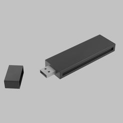 01.jpg STL file Black Pendrive・3D printing design to download