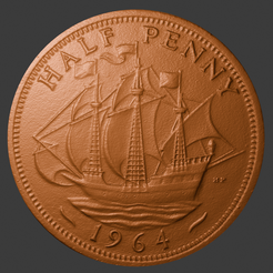 UK_Half_Penny_Reverse.png UK, Half Penny, 3D Scan