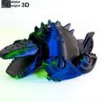 3A863263-160C-4463-925F-E481B273DA14.jpeg Файл 3D Мех Мозазавр・Шаблон для 3D-печати для загрузки