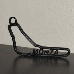 Monza-Keycain-2.jpg STL file Monza Keychain・Design to download and 3D print