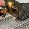 HO Scale Modern Two Stall Engine Shed