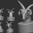 ZBrush-ScreenGrab01.jpg Slipknot Sheep v1 Modèle imprimable en 3D