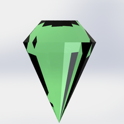 d1.png Archivo STL gratuito Diamante verde・Idea de impresión 3D para descargar
