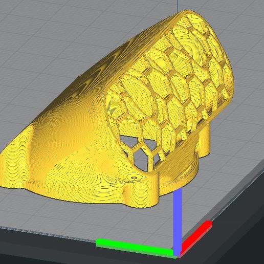 duct-up-v2.jpg Ender 3, 3 V2, 3 pro, 3 max, dual 40mm axial fan hot end duct / fang. CR-10, Micro Swiss direct drive and bowden compatible. No support needed for printing