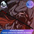 4.png Bleach - 黑崎一护的卍解天煞斩月 3D 模型（供 Cosplay 使用