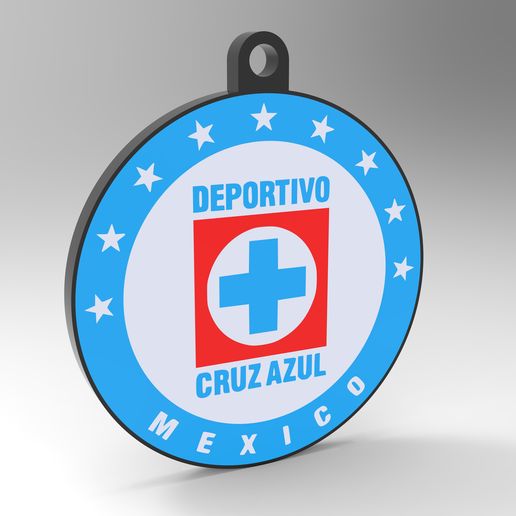 Llavero Cruz Azul - Equipo de Fútbol 3D model