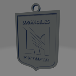 Los-Angeles-FC.png Fichier STL Porte-clés Los Angeles FC・Modèle pour imprimante 3D à télécharger