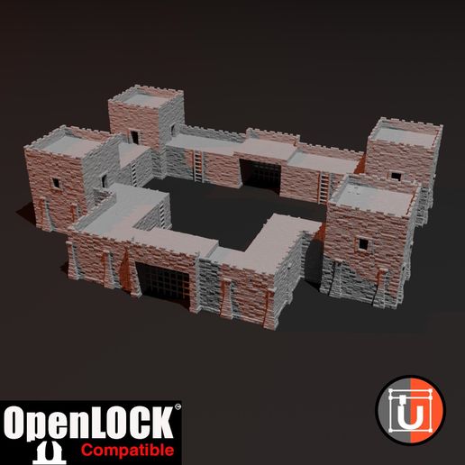FinalCastle_2.jpg Модульный средневековый каменный замок - OpenLOCK