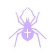 Spider4.stl 7 Spider Silhouettes, Arachnid Outlines, Orb Weaver, Hourglass Spider, Stencils