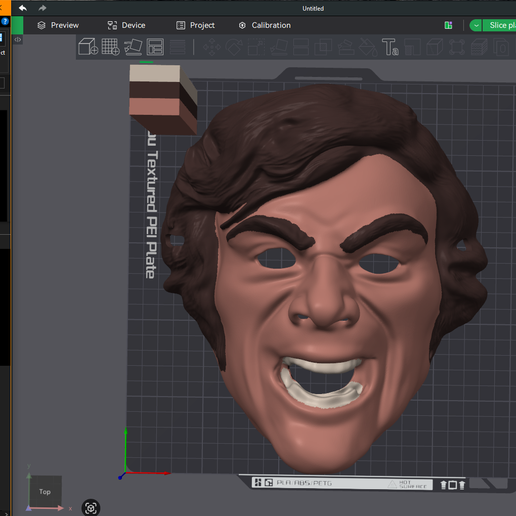 🎨 Milei Mask 3D Color Printable・ 3D File for 3D printing・Cults