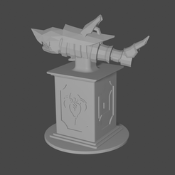 jinx-pedestal-side-front.png Файл STL Jinx Rocket Launcher League of Legends・Дизайн 3D принтера для загрузки