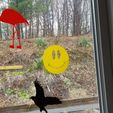 3dprintny_window_stickers.jpg Flamingo, Eagle and Smilie Face Decals