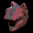 angled-2.png Volant helmet with attachments 3d print file