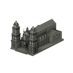 Cathedral-1.jpg STL file Cathedral Basilica of St. Lawrence, Santa Cruz, Bolivia・3D print design to download