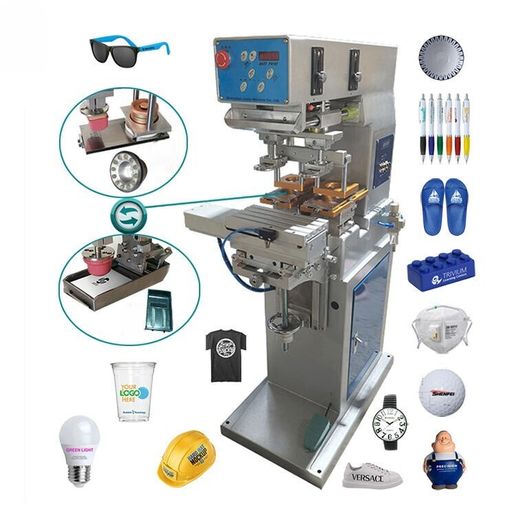 3D CAD Model – 2 Color Silicone Pad Printing Machine with Sealed Ink Cup | Tampo Printer for T-Shirts, LED Bulbs, Pens & Watch Dials - 3D model önizlemesi